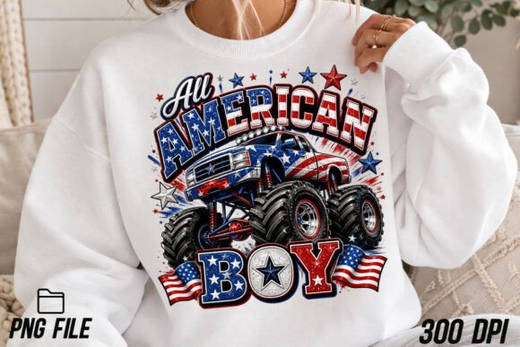 All American Boy Monster Truck PNG: A Creative Asset Guide