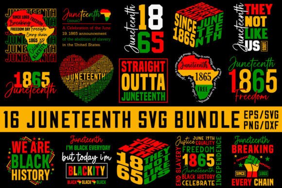 Celebrate Juneteenth with These 1865 SVG Design Bundles