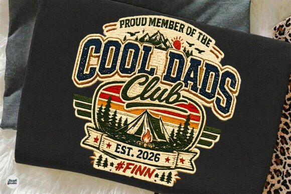 Cool Dads Club Camping Father Day Shirt: A Design Asset for Meaningful Projects
