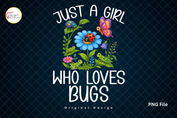 Cute Insect Lover Girl Entomology Shirt: A Design Asset for Playful Brands
