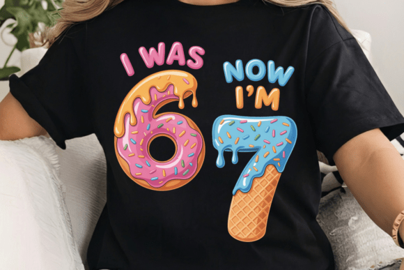 Dripping with Style: The 67 Drip Donut 7th Birthday PNG
