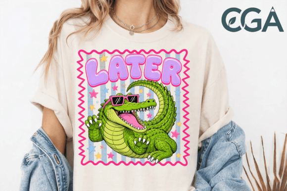 Later Gator Retro Alligator Png: Injecting Fun into Design