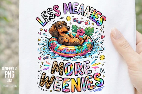 Less Means More Weenies: A Playful Summer PNG Design