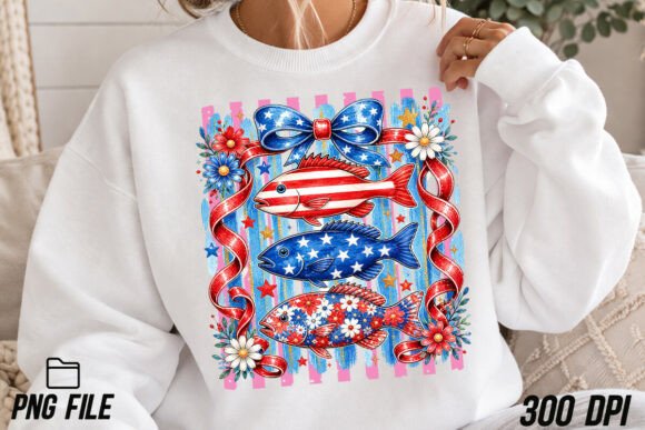 Patriotic Fish PNG, Stars and Stripes: A Designer's Guide