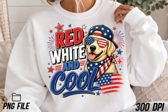 Red White and Cool: Your Go-To Fourth of July Design Asset