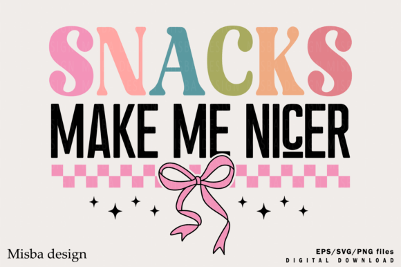 Why Snacks Make Me Nice PNG, Funny Raccoon Is the Sassy Design Asset You Need